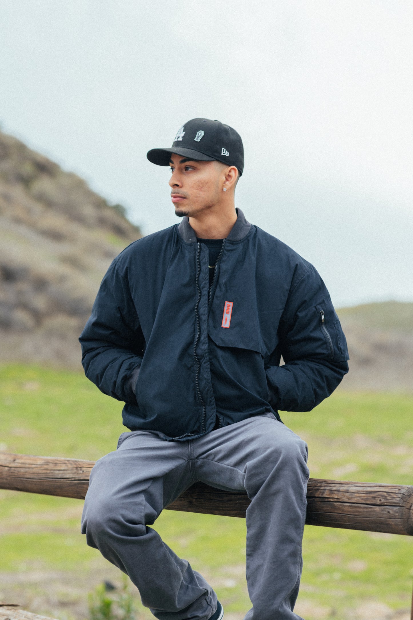 RG506 Rubber Patch Bomber Jacket