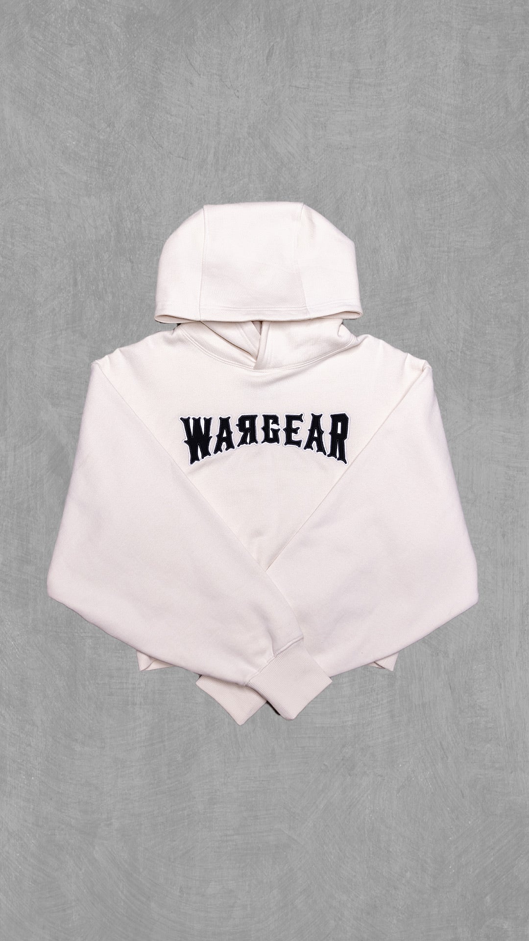 War Cropped Hoodie
