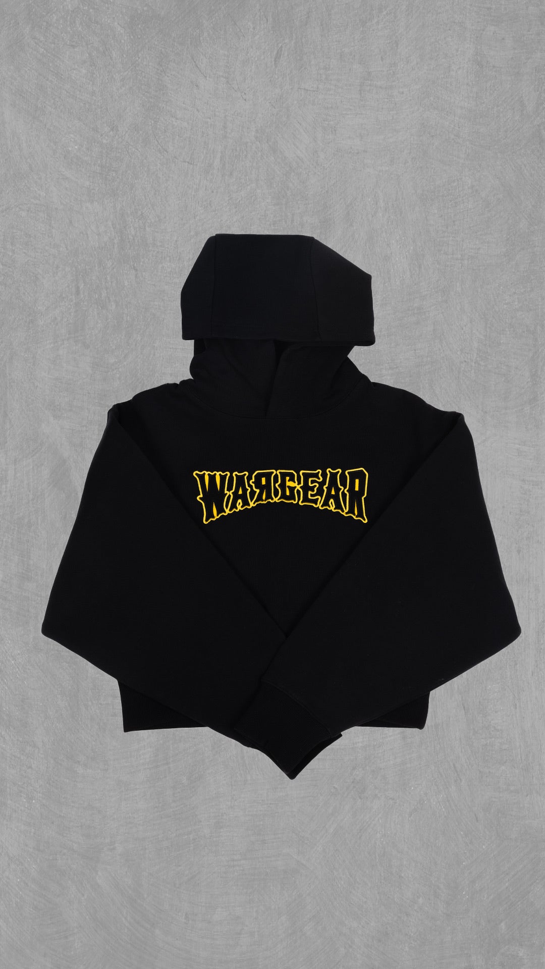 War Cropped Hoodie