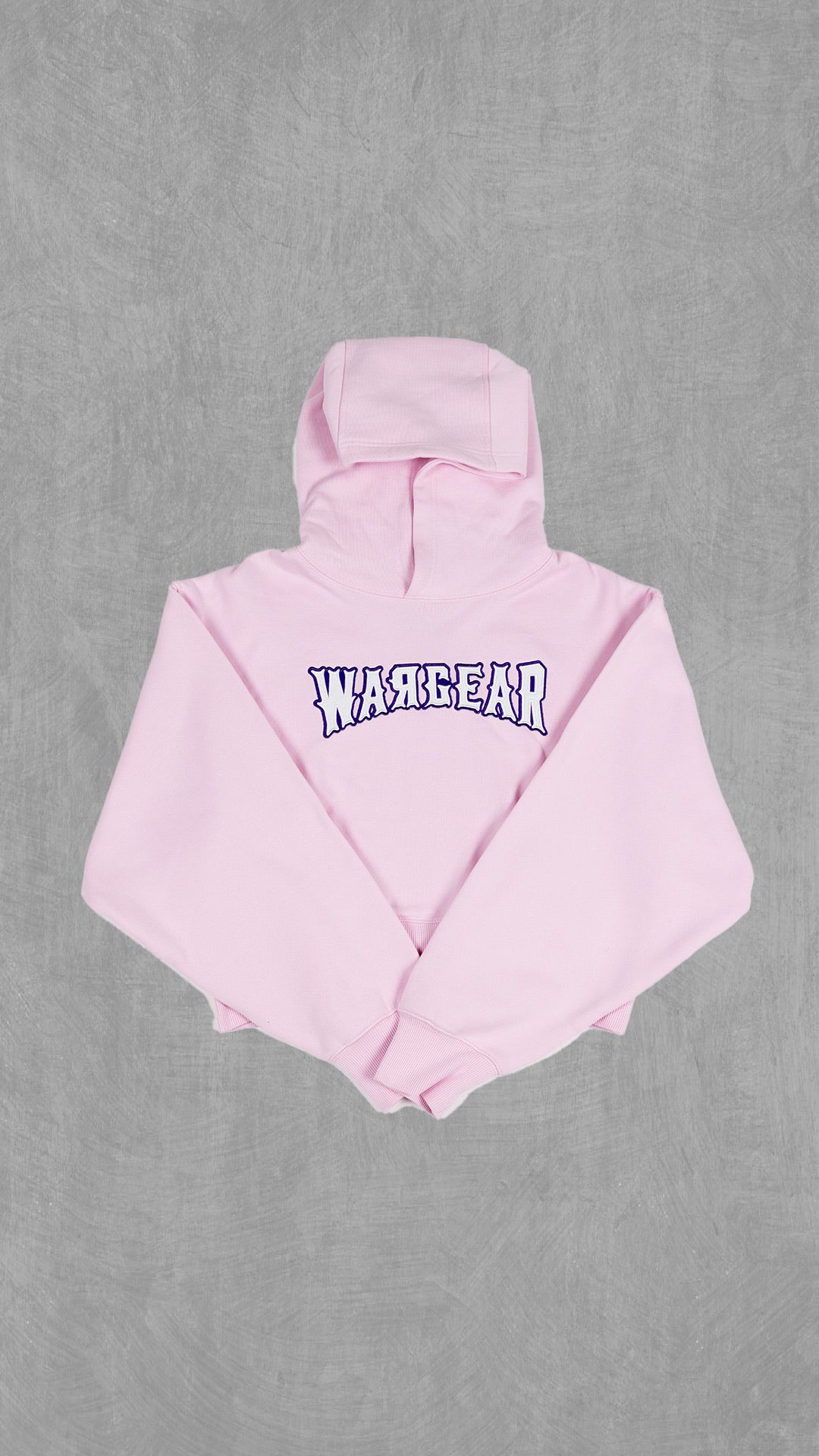 War Cropped Hoodie