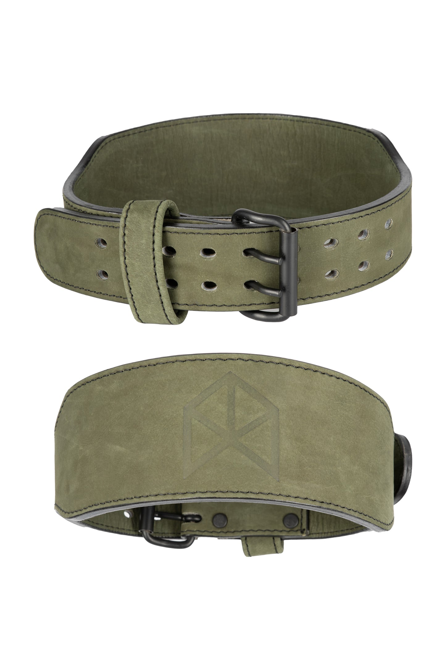 RAWGEAR Premium Olive Series - Leather Weightlifting Belt - RG903