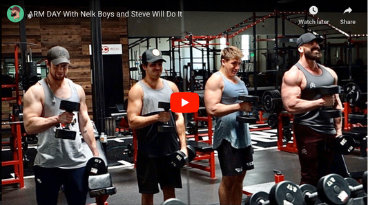 ARM DAY WITH NELK BOYS AND STEVE WILL DO IT | Bradley Martyn YouTube