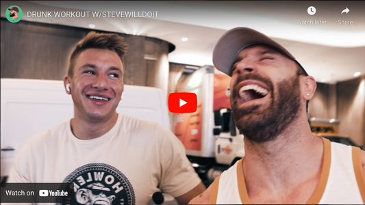 DRUNK WORKOUT W/STEVEWILLDOIT | Bradley Martyn YouTube